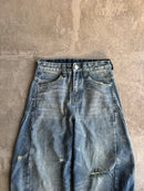 【10日以内お届け】カジュアルダメージバルーンデニム L2079