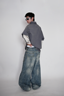 【10日以内お届け】カジュアルダメージバルーンデニム L2079