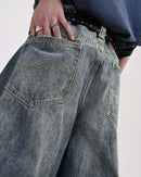 【10日以内お届け】カジュアルダメージバルーンデニム L2079