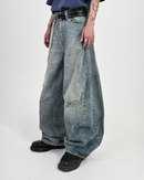 【10日以内お届け】カジュアルダメージバルーンデニム L2079