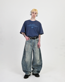 【10日以内お届け】カジュアルダメージバルーンデニム L2079