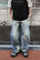 【10日以内お届け】カジュアルダメージバルーンデニム L2079