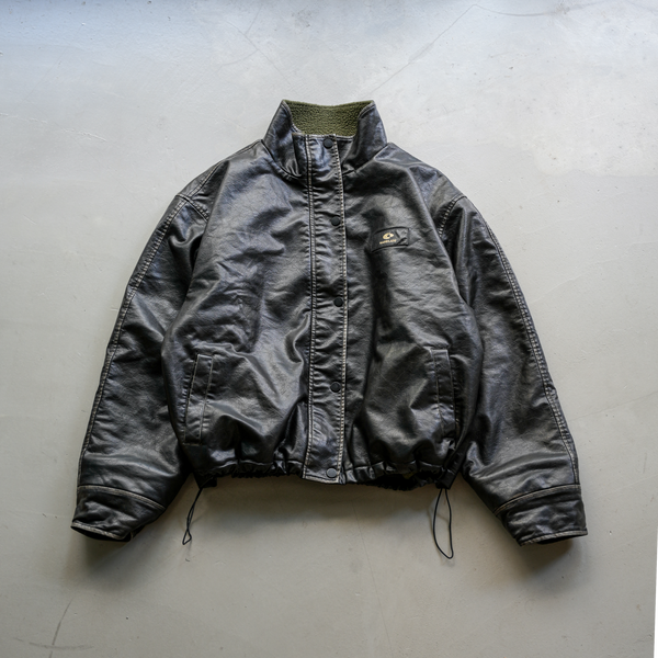 10日以内お届け】 リバーシブルPUレザーフリースジャケット L2012 10日以内お届け】 リバーシブルPUレザーフリースジャケット L2012