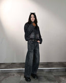 【10日以内お届け】ユニークデニムジャケット L2222