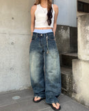 【10日以内お届け】ウォッシュドバンブーデニム L2117