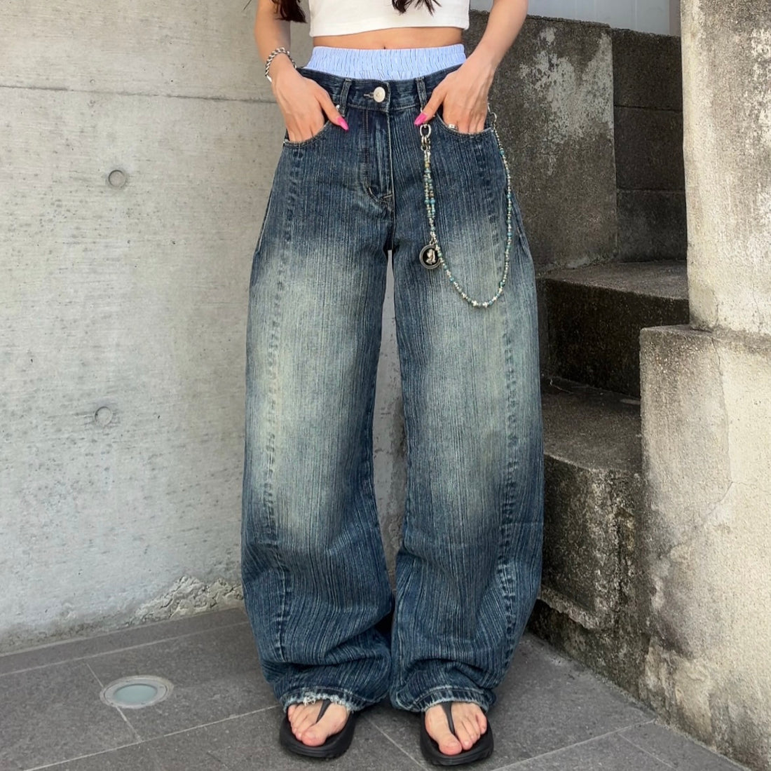 10日以内お届け】ウォッシュドバンブーデニム L2117