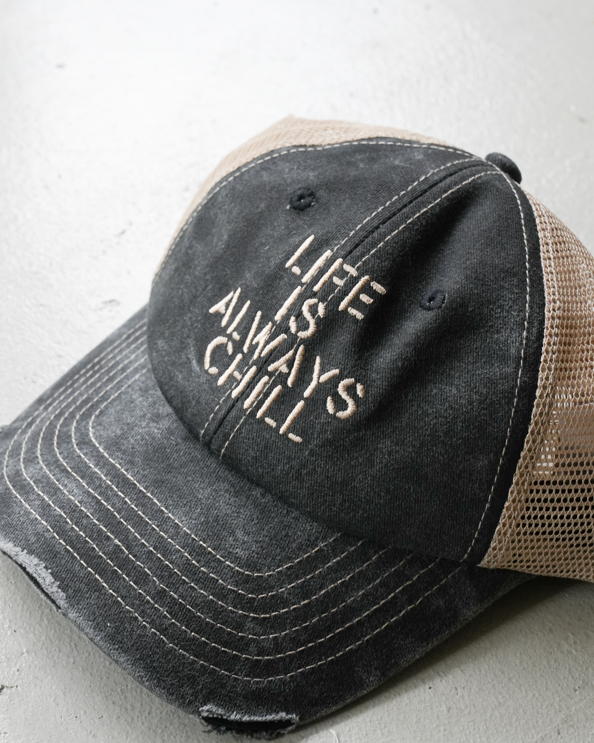 LOCALS ONLY メッシュキャップ 10日以内お届け】 ウォッシュドメッシュキャップ L2024