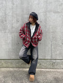 【10日以内お届け】 ウォッシュドブラックバギーデニム L2011