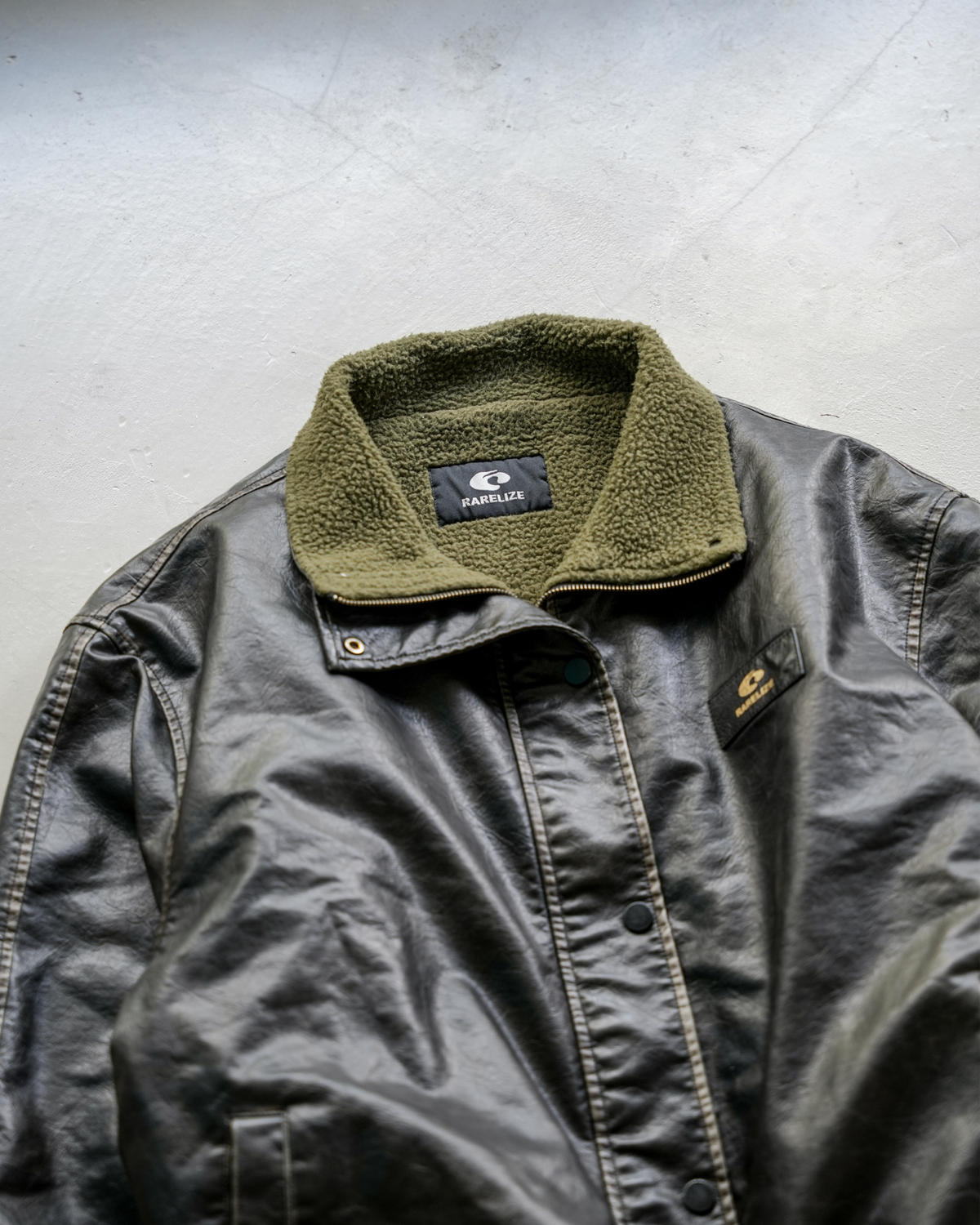 10日以内お届け】 リバーシブルPUレザーフリースジャケット L2012 10日以内お届け】 リバーシブルPUレザーフリースジャケット L2012