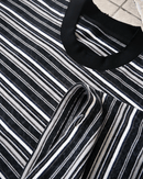 【10日以内お届け】ウォッシュドダメージボーダーT L2107