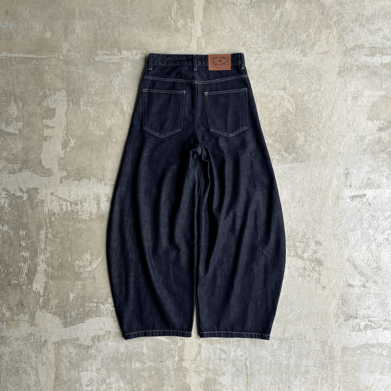 地底人 ステッチバルーンインディゴデニム 10日以内お届け】ステッチバルーンインディゴデニム L2083