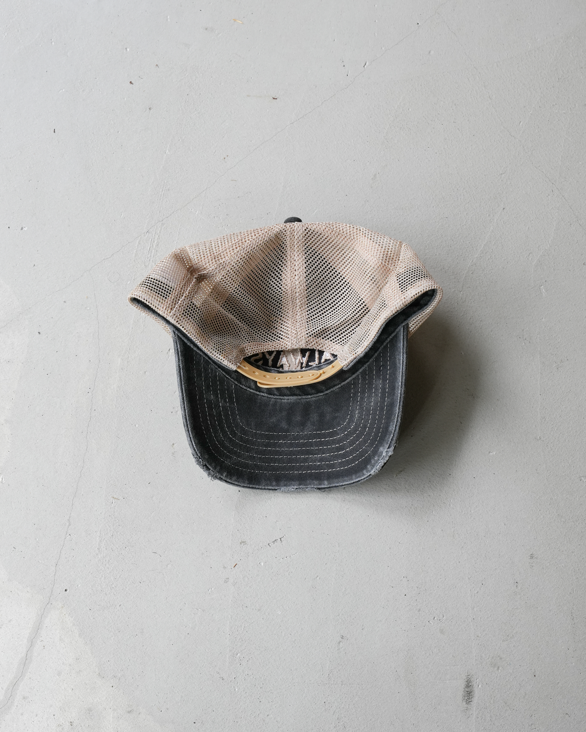10日以内お届け】ウォッシュドメッシュキャップ L2024