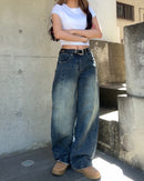 【10日以内お届け】ウォッシュドバンブーデニム L2117