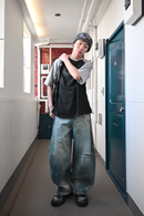 【10日以内お届け】カジュアルダメージバルーンデニム L2079