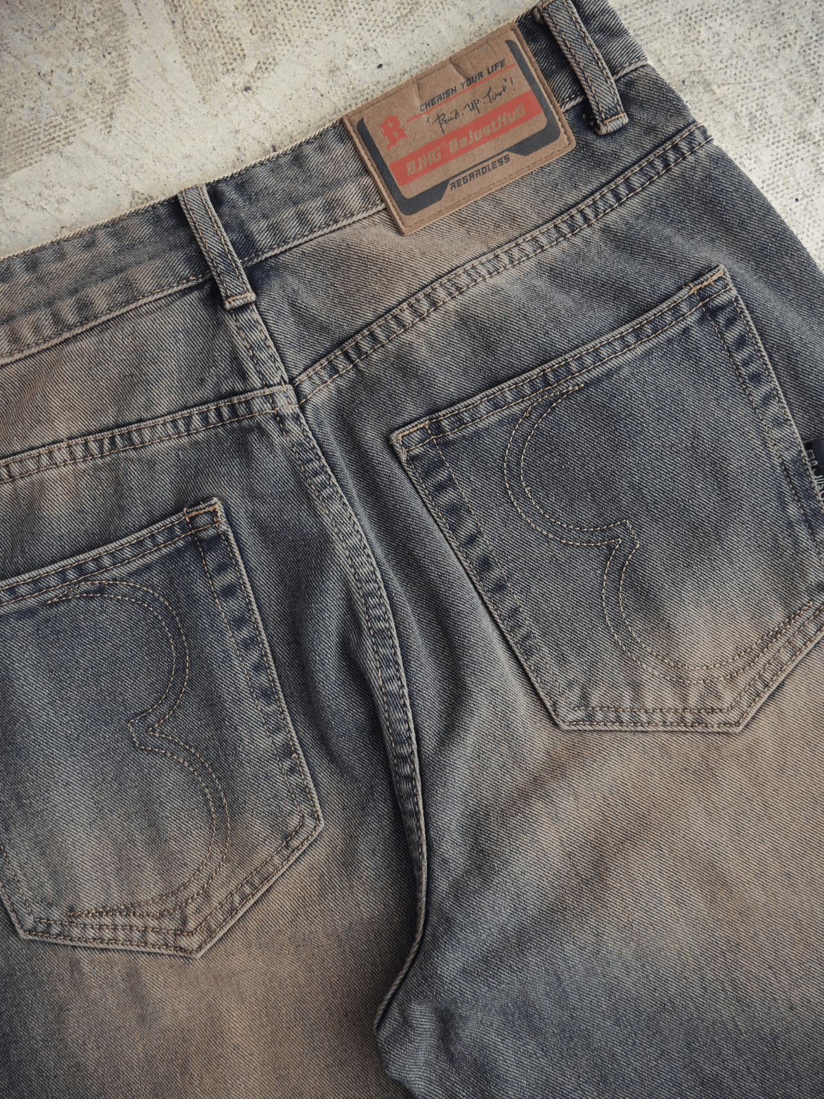 10日以内お届け】ウォッシュドバギーパンツ L0978 10日以内お届け】ウォッシュドバギーパンツ L0978