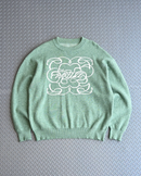 【10日以内お届け】 クルーネックメランジニット L2144