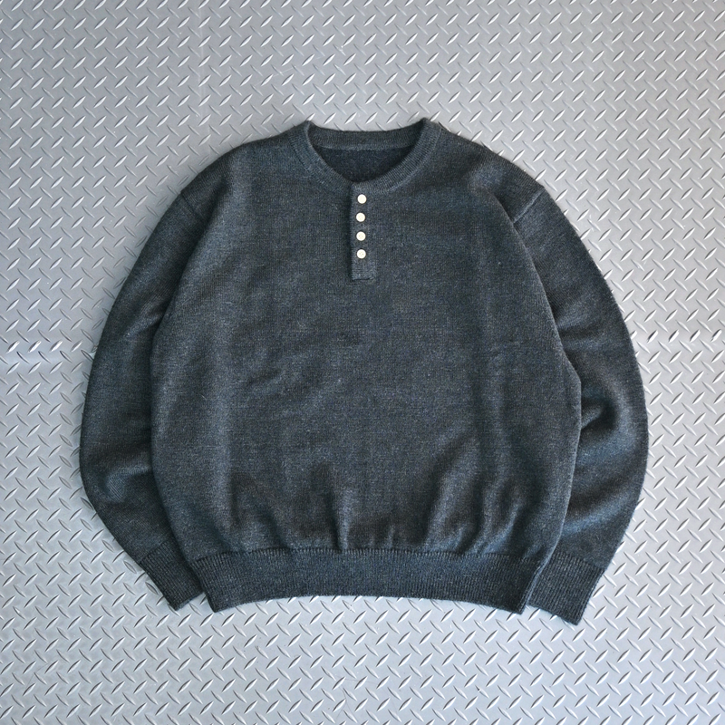 【9/5 20:00発売開始】ウールブレンドヘンリーネックニット L2143