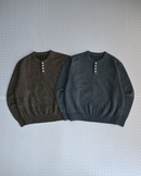 【10日以内お届け】ウールブレンドヘンリーネックニット L2143