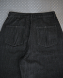 【10日以内お届け】 オールブラックボタンフライデニム L2113