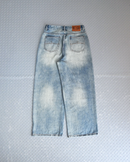 【10日以内お届け】ウォッシュドクラックバギーデニム L2085