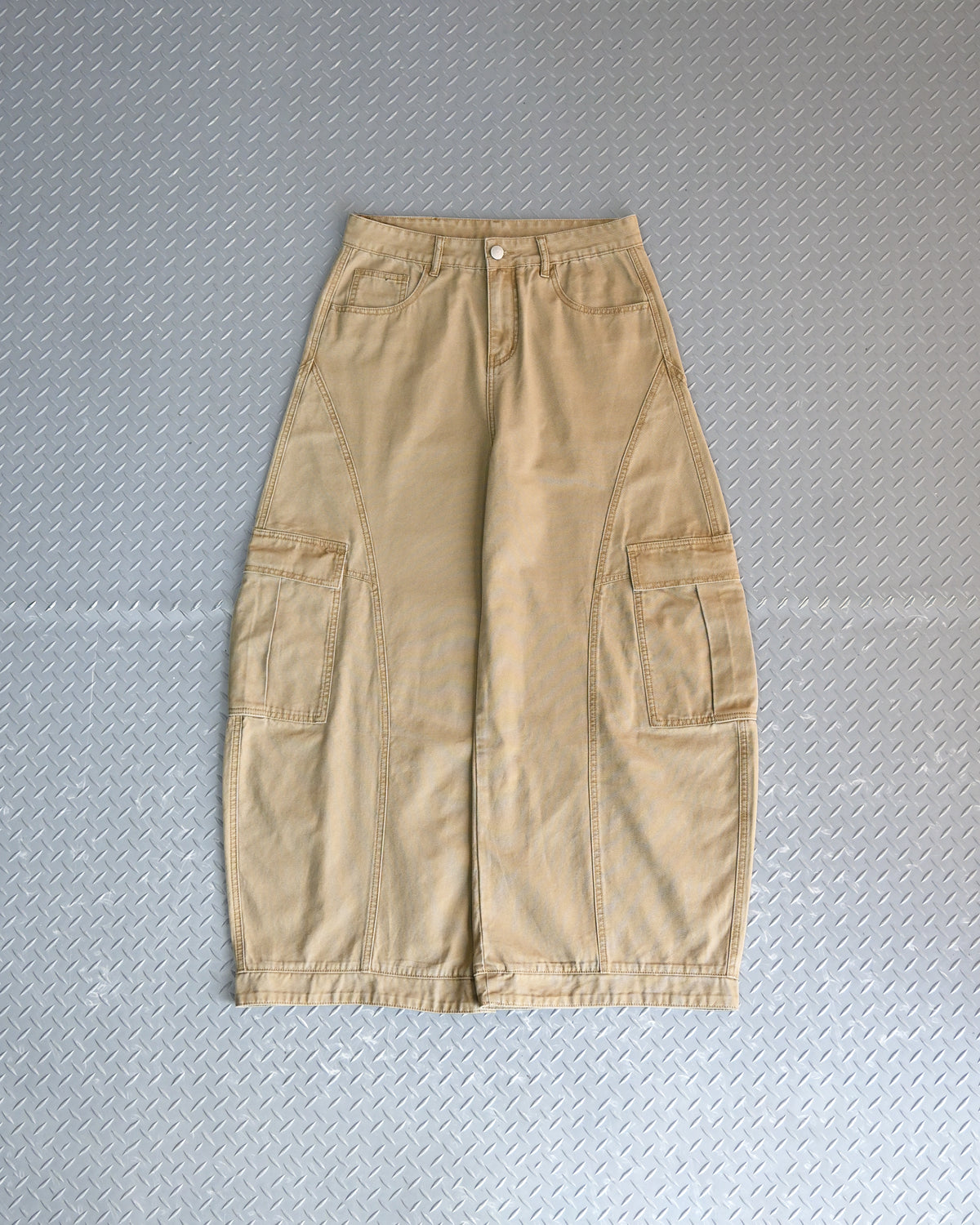 L2086　ウォッシュドバルーンチノ　L（beige）　地底人ONLINE 10日以内お届け】ウォッシュドバルーンチノ L2086