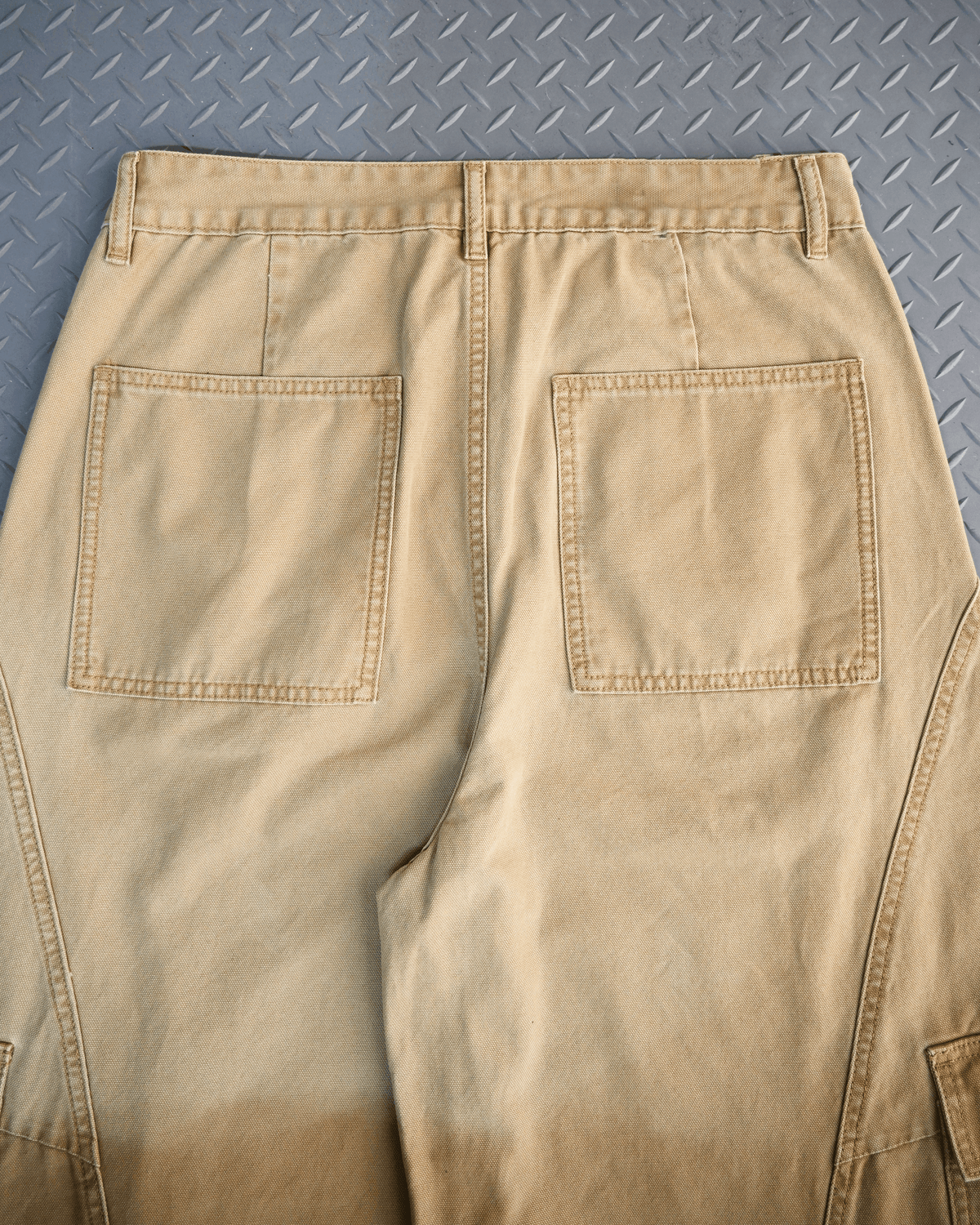 L2086　ウォッシュドバルーンチノ　L（beige）　地底人ONLINE 10日以内お届け】ウォッシュドバルーンチノ L2086