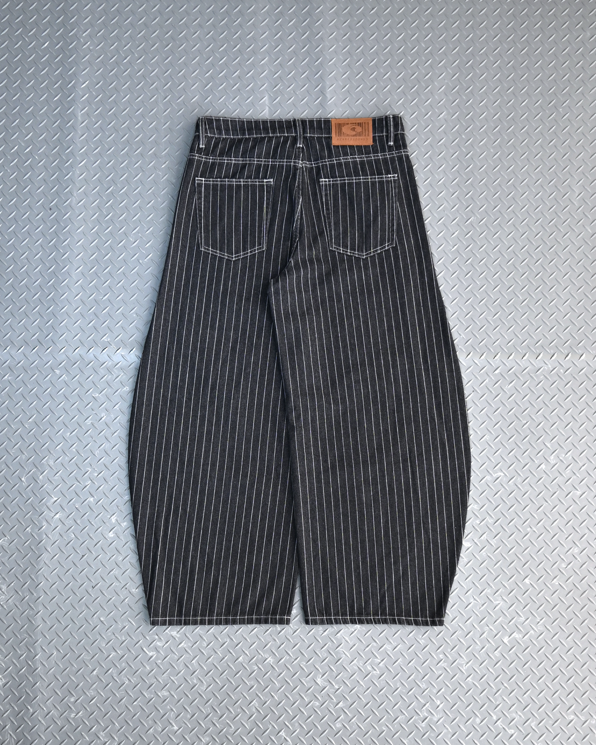 7日以内お届け】ストライプバルーンデニム L2091