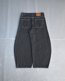 【10日以内お届け】ストライプバルーンデニム L2091