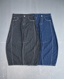 【10日以内お届け】ストライプバルーンデニム L2091