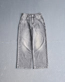 【10日以内お届け】ウォッシュドクラックバギーデニム L2085