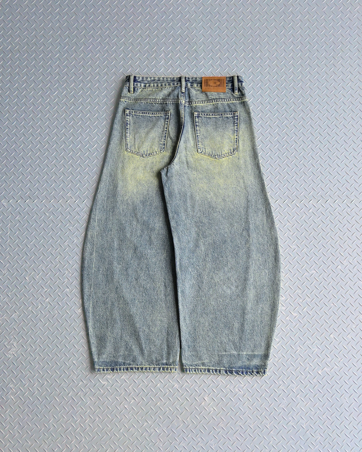 7日以内お届け】ウォッシュドステッチバルーンデニム L2090