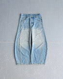 【10日以内お届け】ウォッシュドステッチバルーンデニム L2090