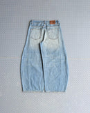 【10日以内お届け】ウォッシュドステッチバルーンデニム L2090