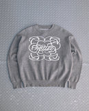 【10日以内お届け】 クルーネックメランジニット L2144