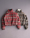 【10日以内お届け】リバーシブルチェックアウター L2142