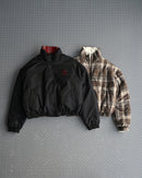 【10日以内お届け】リバーシブルチェックアウター L2142