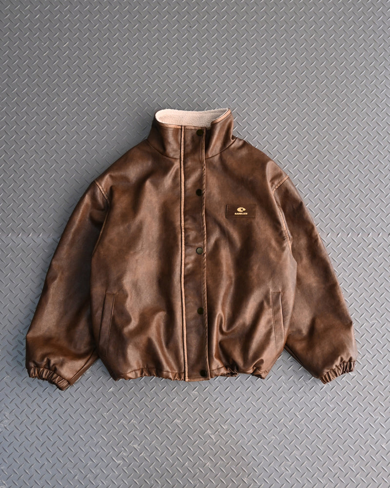 【予約販売】リバーシブルPUレザージャケット L2084