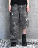 【10日以内お届け】 ダメージカモ2WAYパンツ L2103