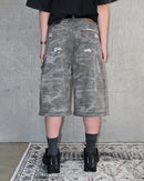 【10日以内お届け】 ダメージカモ2WAYパンツ L2103