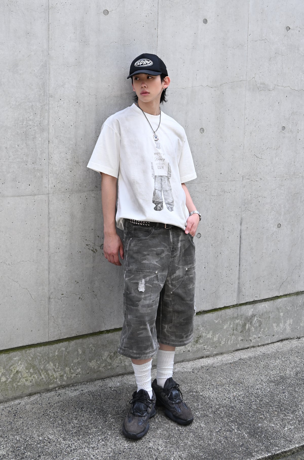 ウォッシュドカモ2WAYパンツ L2103 10日以内お届け】 ダメージカモ2WAYパンツ L2103