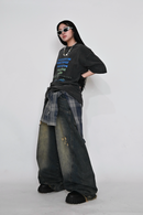 【10日以内お届け】 ウォッシュドカジュアルデニム L0959