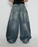 【10日以内お届け】カジュアルダメージバルーンデニム L2079