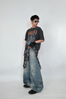 【10日以内お届け】カジュアルダメージバルーンデニム L2079