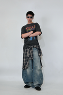 【10日以内お届け】カジュアルダメージバルーンデニム L2079