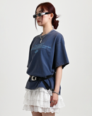 【10日以内お届け】エンブロイダリーTシャツ L2119