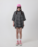 【10日以内お届け】ウォッシュドダメージボーダーT L2107