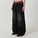 【10日以内お届け】カーブラインダメージデニム L2126