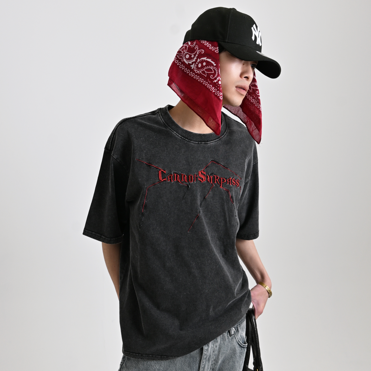 7日以内お届け】ウォッシュドヴィンテージビッグTシャツ L1119