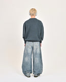 【10日以内お届け】ウールブレンドヘンリーネックニット L2143