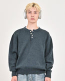 【10日以内お届け】ウールブレンドヘンリーネックニット L2143